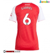 Ženske Nogometnih dresov Arsenal Gabriel Magalhaes #6 Domači 2025-26 Kratki rokavi